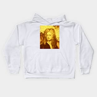 Joseph Addison Golden Portrait | Joseph Addison Artwork 9 Kids Hoodie